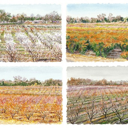 Boos Farm Landscape Painting