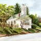 Felton Library | 10" x 14" Original Watercolor | (SOLD) Prints available