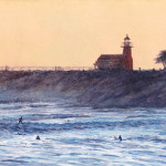 Last Rides -Santa Cruz Lighthouse at sunset